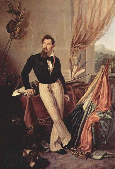 Francesco Hayez Portrait of Count Baglioni Spain oil painting art
